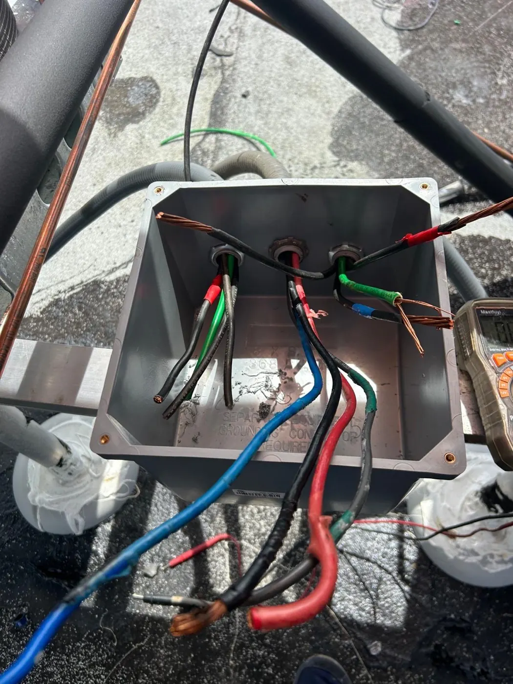Detection of short circuits, overloads, loose connections and pinched wiring