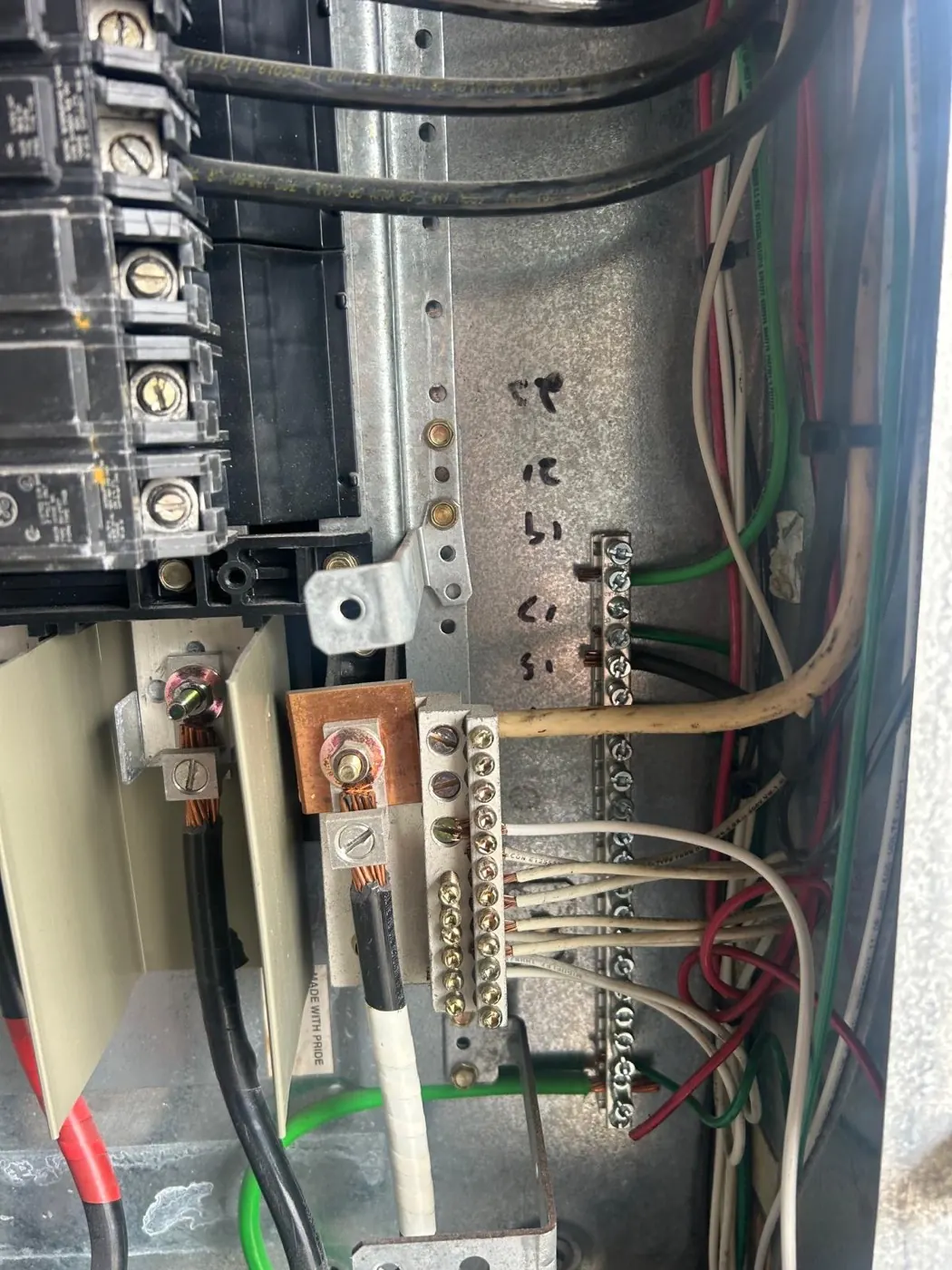 Transfer switch installation for electrical generators